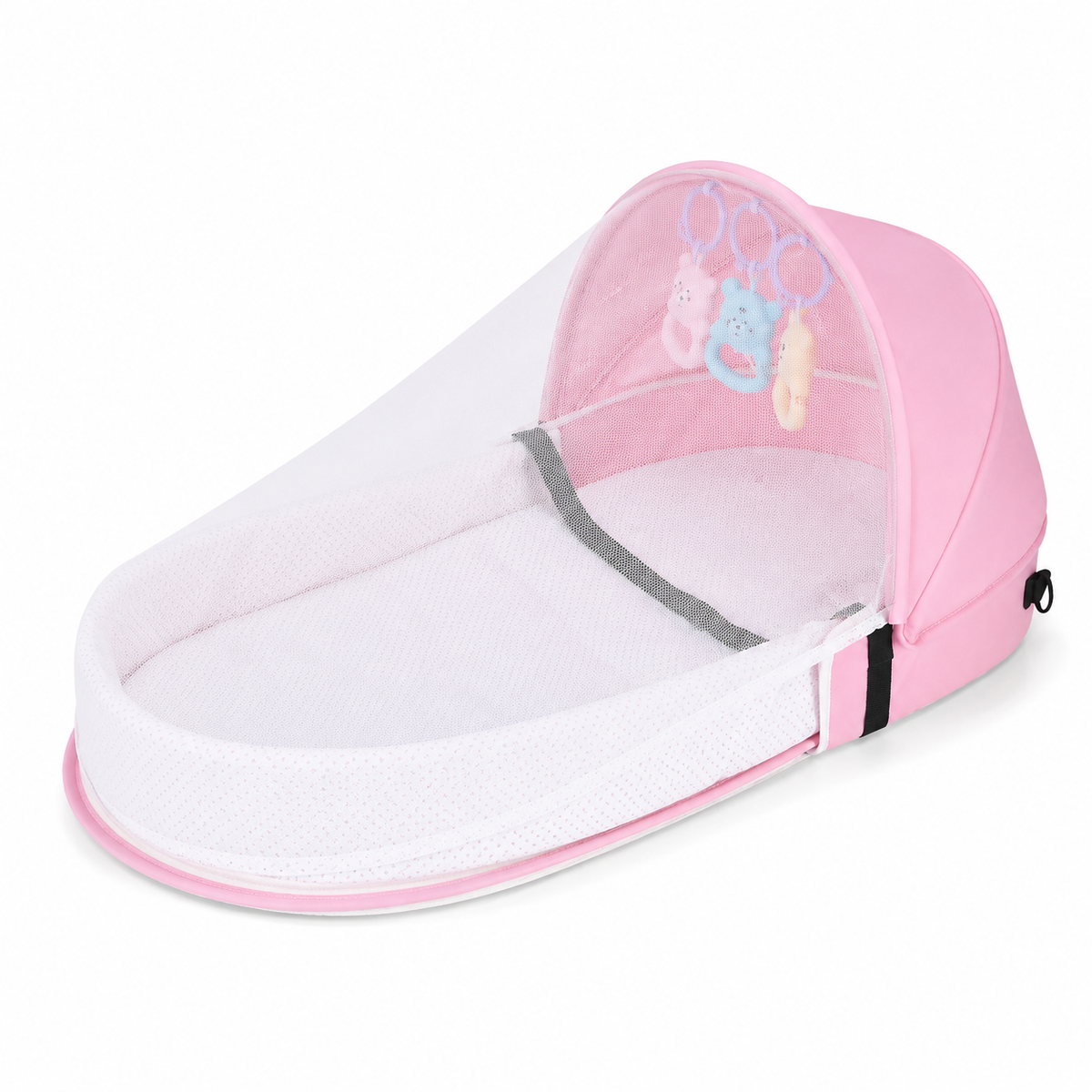 Nid de Voyage Bébé Pliable avec Moustiquaire