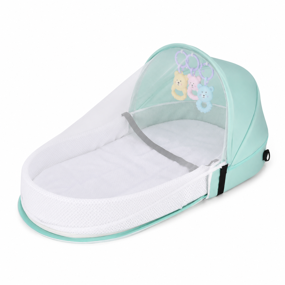 Nid de Voyage Bébé Pliable avec Moustiquaire