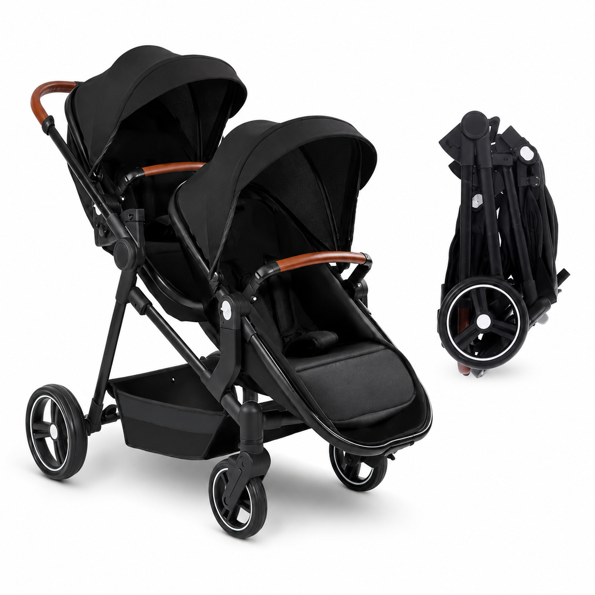 Poussette Vélo Pliable 2 en 1 Multifonction