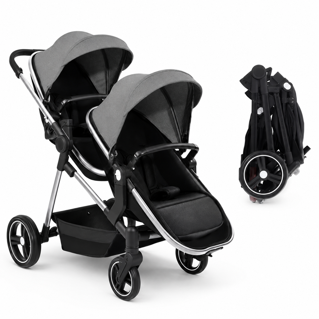 Poussette Vélo Pliable 2 en 1 Multifonction