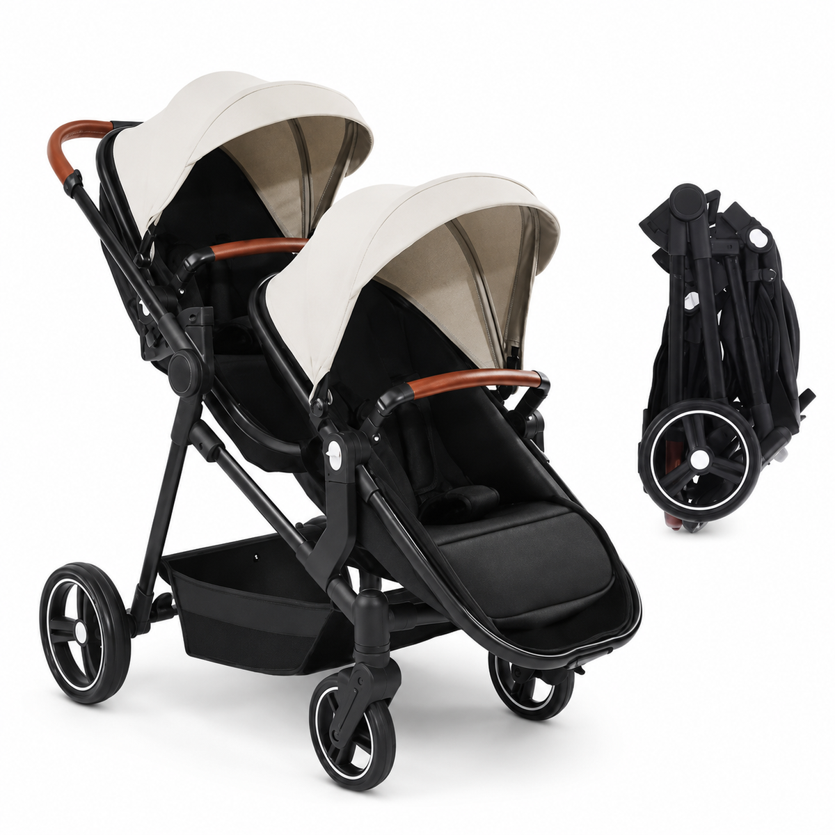 Poussette Vélo Pliable 2 en 1 Multifonction