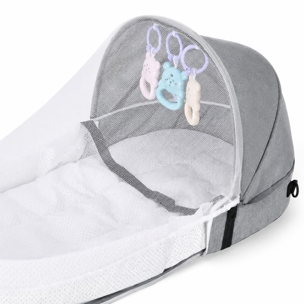 Nid de Voyage Bébé Pliable avec Moustiquaire