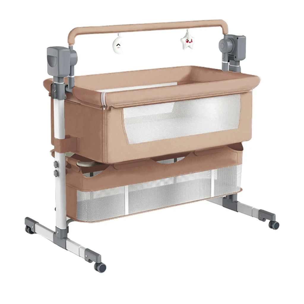 Berceau Bébé Électrique Connecté avec Balancement Automatique et Minuteur