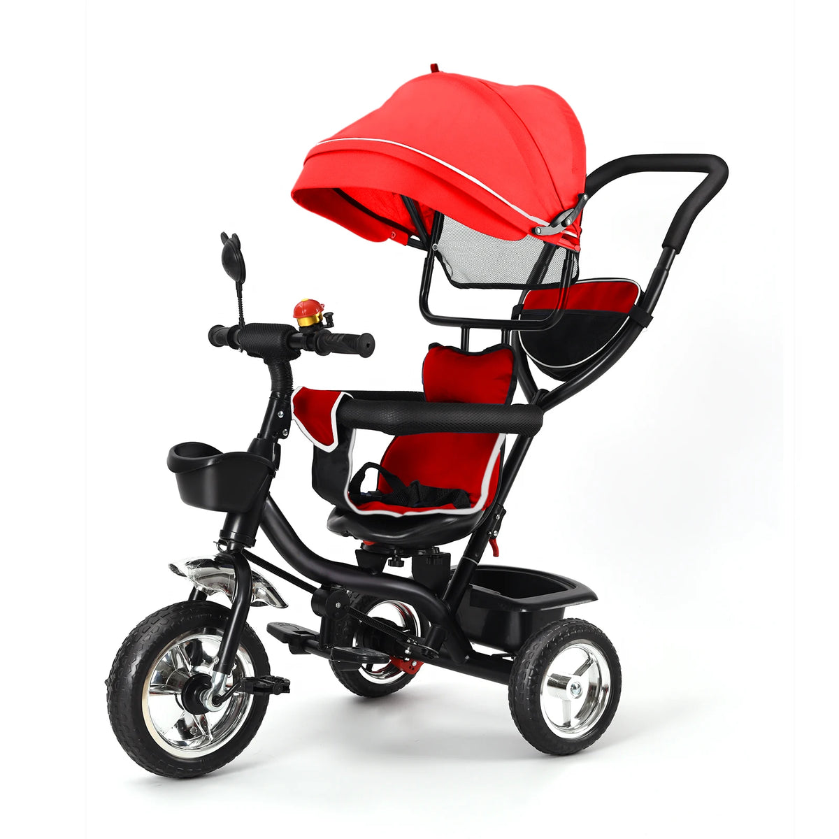 Poussette Vélo Tricycle avec Barre de Poussée - photo 9