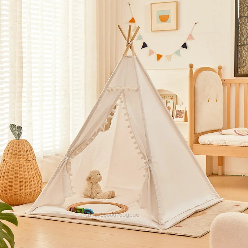 Tipi Enfant Wigwam Château avec Espace de Jeu - photo 2