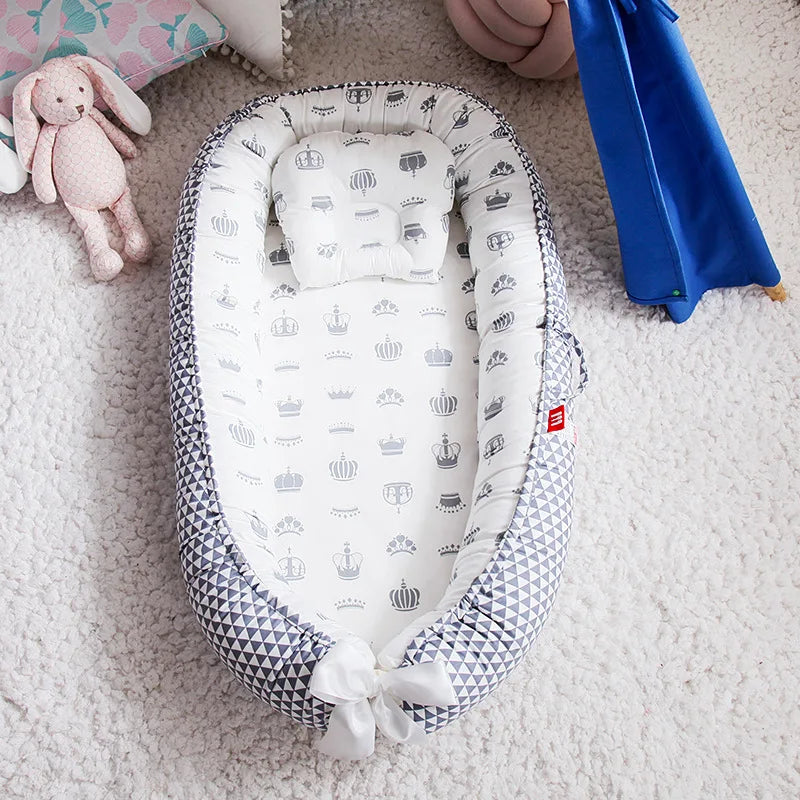 Cododo Bébé Cocon en Coton Respirant et Ajustable