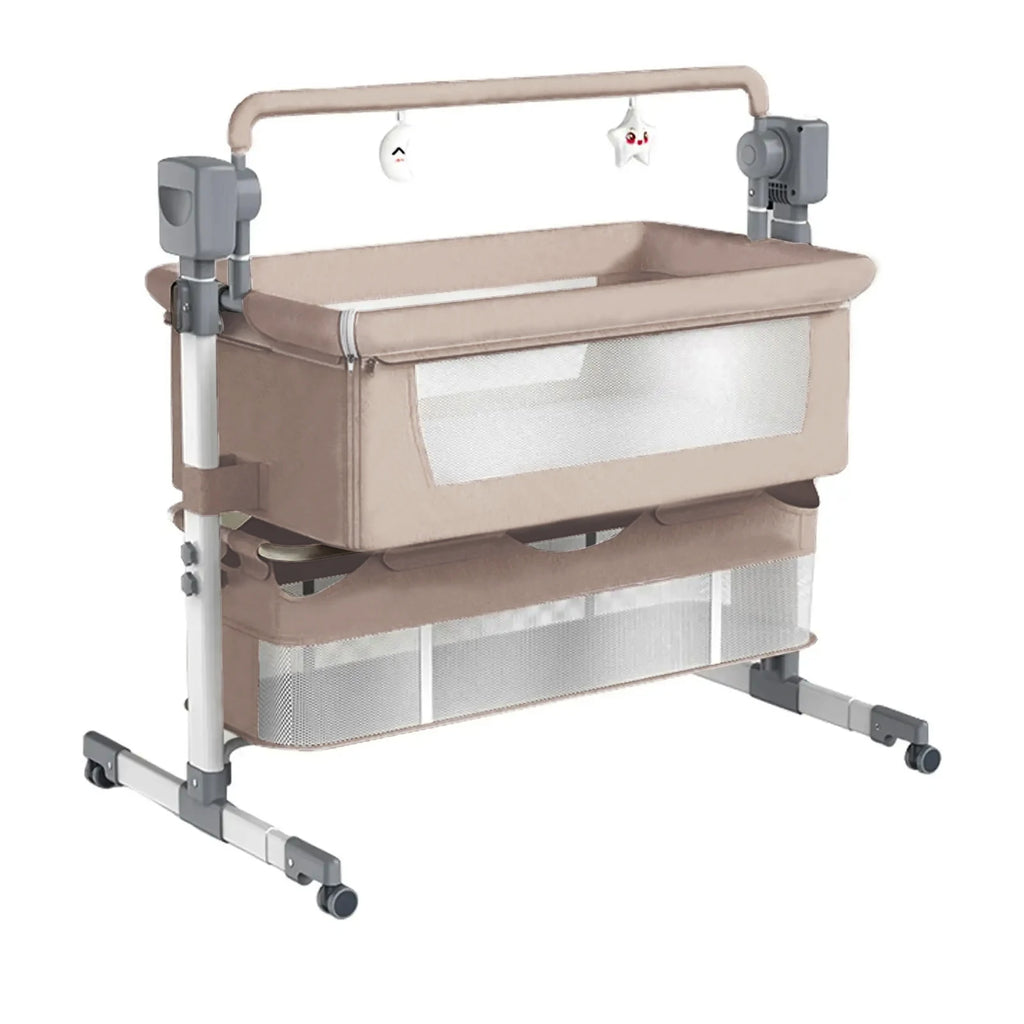 Berceau Bébé Électrique Connecté avec Balancement Automatique et Minuteur