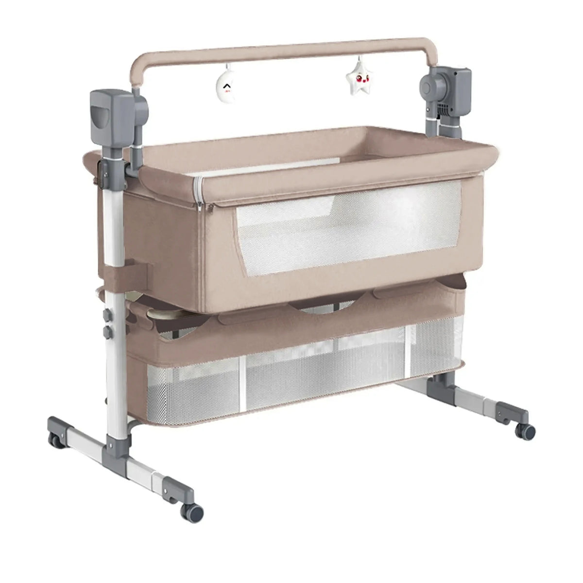 Berceau Bébé Électrique Connecté avec Balancement Automatique et Minuteur