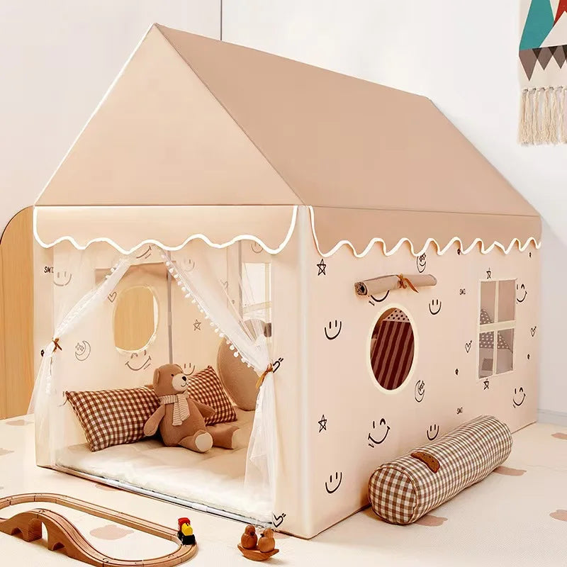 Tipi Enfant Princesse Pliable pour Intérieur et Extérieur